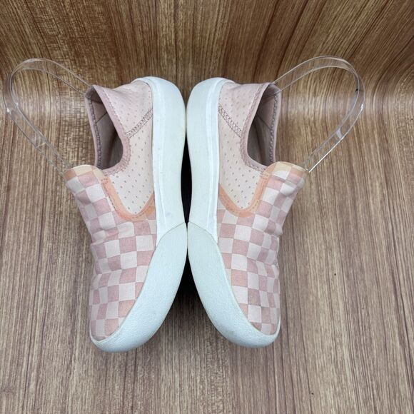 VANS Comfycush One Slip On Women Size 6 Subtle Checker Peach White | VN0A45J5ZGI - Picture 6 of 9